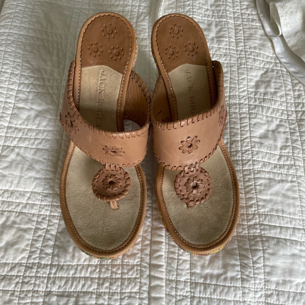 Jack Rogers Wedges size 8